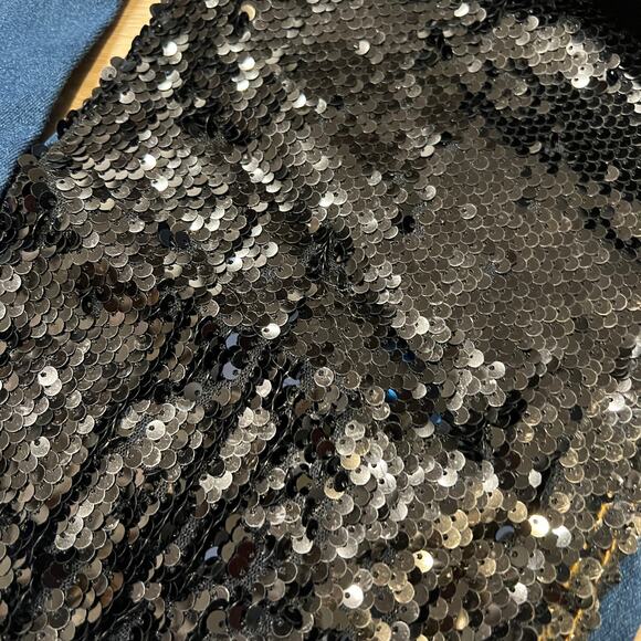 ASHLEY STUART Women's Sequined Mid Rise Skinny Jeans Size 14 In Denim - Picture 9 of 14